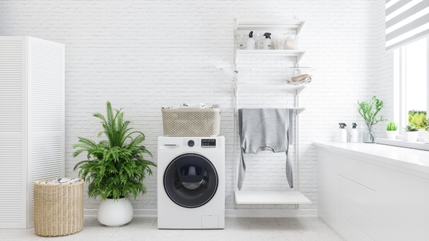 Modern Organized Laundry Room