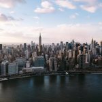 the skyline of NYC
