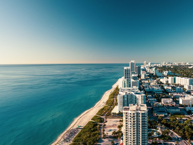 Miami coastline